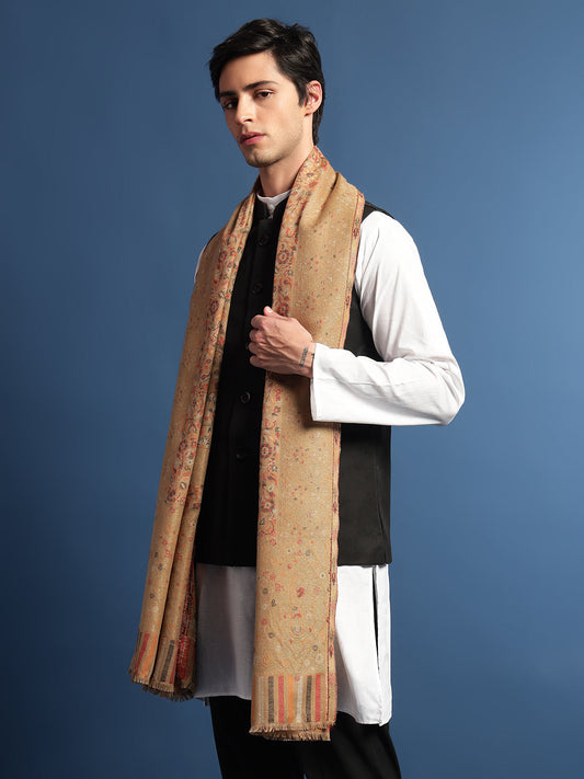 Pashmoda Mens Rangrez Kaani Shawl (Size: 101x203 Cm)