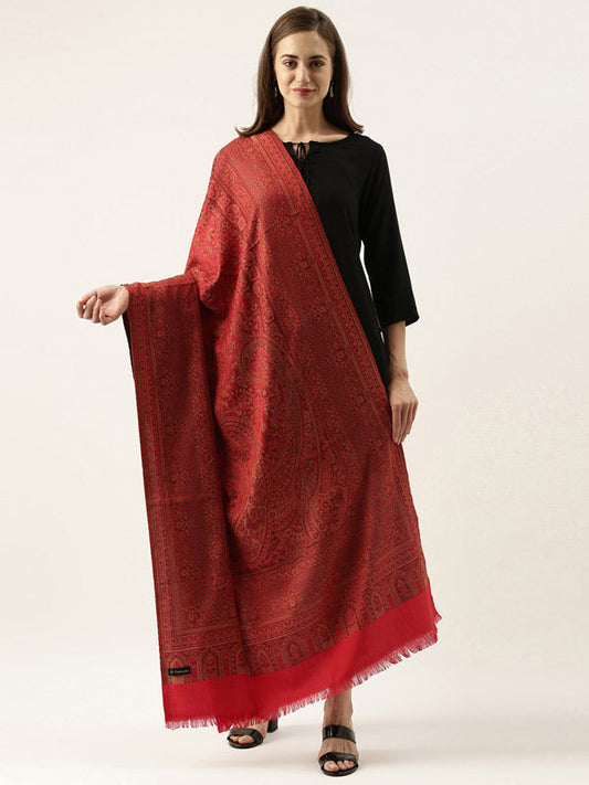 Women's Ghazal Antique Jamawar Shawl (Size: 101 X 203 CM)
