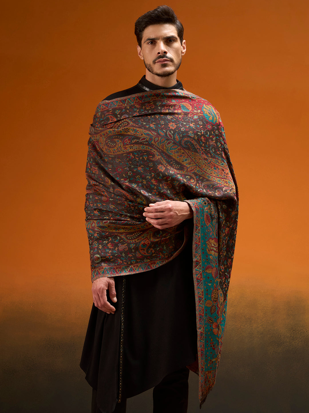 Men Grand Paisley Kaani Shawl