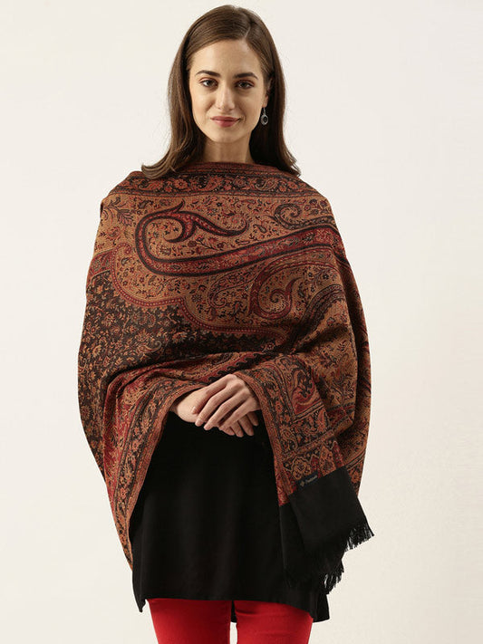 Women's Shahnaz Antique Jamawar Shawl (Size: 101 × 203 cm)