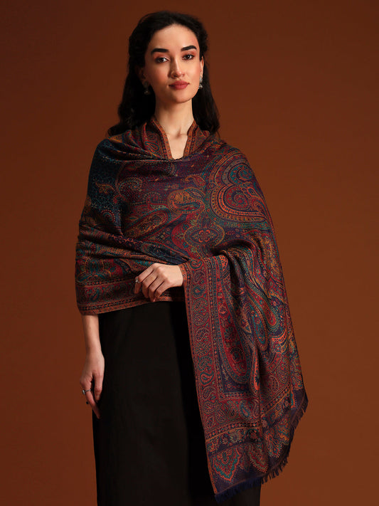 Women Grand Paisley Kaani Kashmiri Shawl