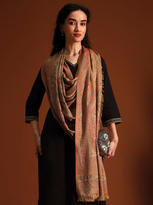 Women Grand Paisley Kaani Kashmiri Shawl