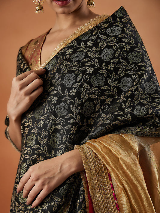 Pashmoda Women Rukhsaar Kaani Stole (Size : 71X203 CM)