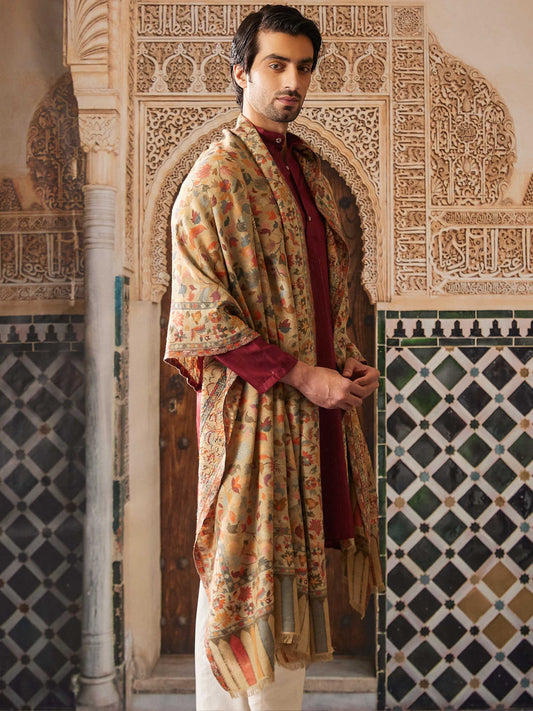 Pashmoda Mens Rubab Kaani Gents Lohi (Size: 127x254 CM)