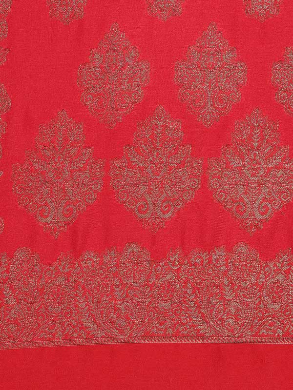 Men Nargis Kaani Stole with Zari Weave, Size 71X203 CM