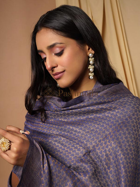 Women's Aarzoo Fine Pashmina Wool Blend Stole (Size : 71X203 CM)