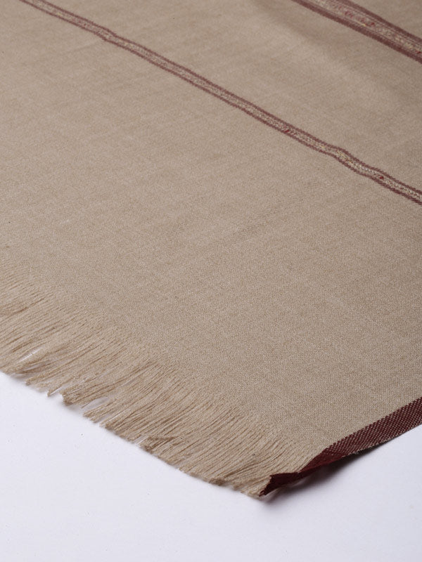 Men farhat Woven Design Shawl (Size 127x254 cms, Black Color)