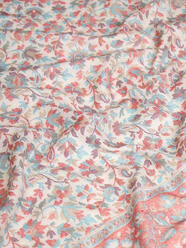 Women Dastaan Woven Design Jamawar Shawl (Size 101X203 CM)