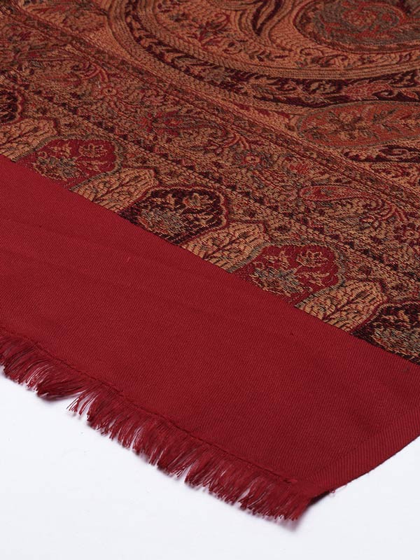 Women's Shahnaz Antique Jamawar Shawl (Size: 101 X 203 CM)