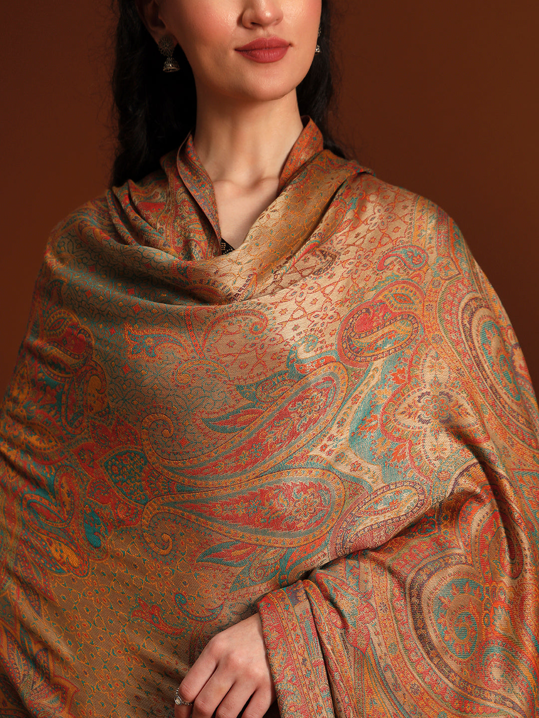 Women Grand Paisley Kaani Kashmiri Shawl