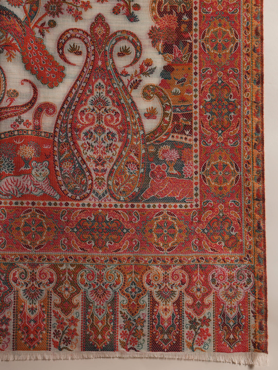 Women Royal gulistan Kaani Wool Blend Kashmiri Shawl