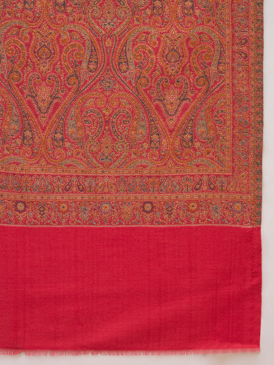 Women Regalis Zari Reversible Kaani Fine Wool Shawl