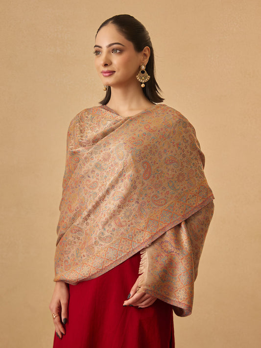 Pashmoda Women Chandni Kaani Stole (Size : 71X203 CM)
