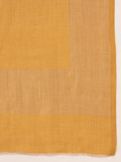 Pashmoda Women Midnight Bronze Reversible Zari Moonlight Fine Wool Stole (Size: 71x203 Cm)