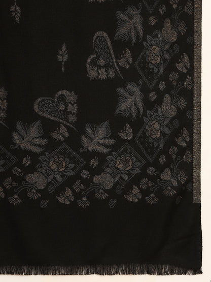 Pashmoda Men Eternal Blooms Kaani  Stole (Size : 71X203 CM)