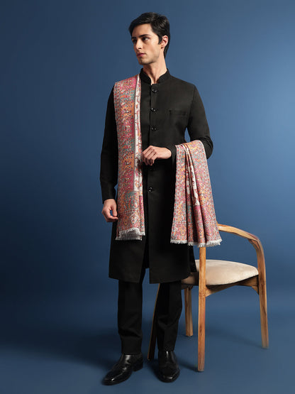 Pashmoda Mens Gul-e-meher Kaani Shawl (Size: 101x203 Cm)