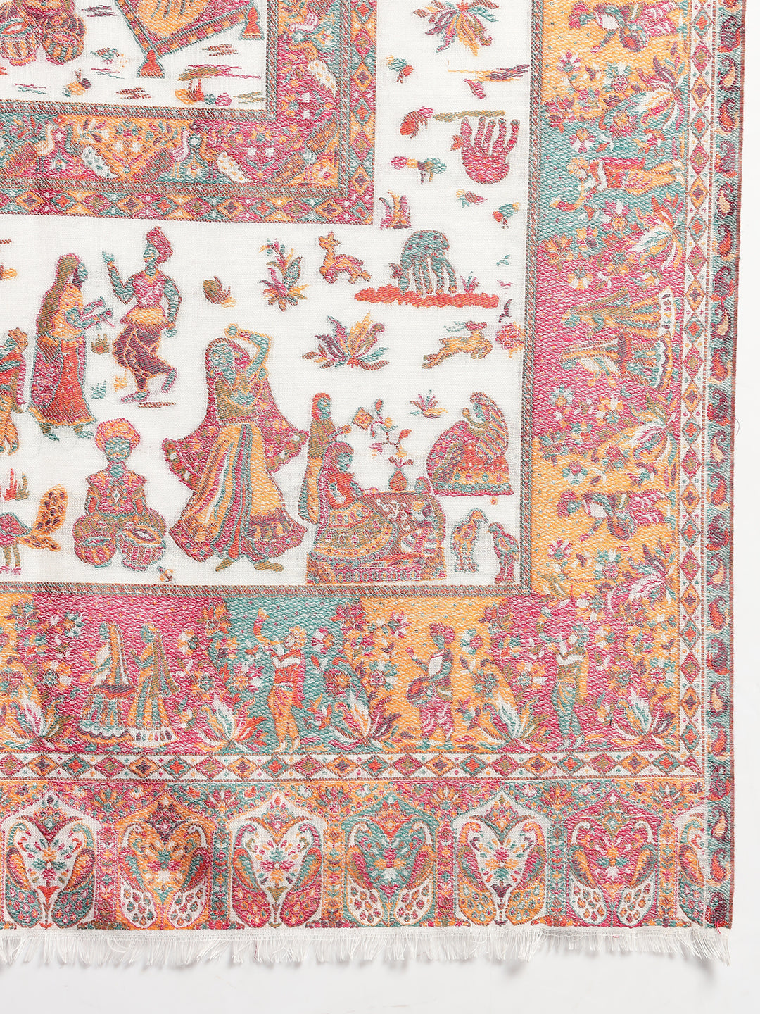 Pashmoda Mens Gul-e-meher Kaani Shawl (Size: 101x203 Cm)