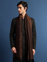 Pashmoda Men Aarzoo Fine Pashmina Wool Blend Stole (Size: 71x203 Cm)?ÿ
