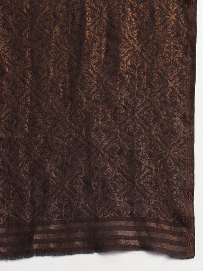 Pashmoda Men Aarzoo Fine Pashmina Wool Blend Stole (Size: 71x203 Cm)?ÿ
