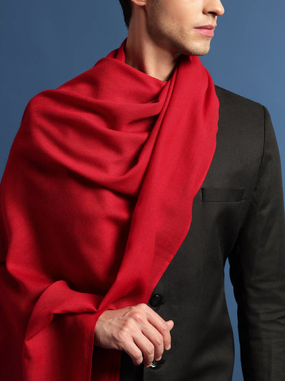 Pashmoda Men Rahmat Fine Wool Melange Stole (Size: 71x203 Cm)