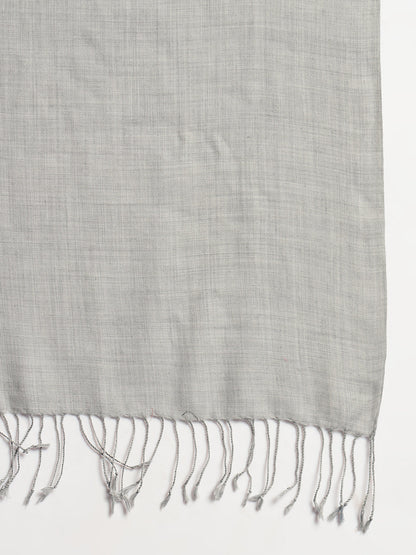 Pashmoda Men Rahmat Fine Wool Melange Stole (Size: 71x203 Cm)