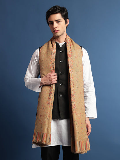 Pashmoda Mens Rangrez Kaani Shawl (Size: 101x203 Cm)