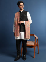 Pashmoda Mens Gul-e-meher Kaani Shawl (Size: 101x203 Cm)