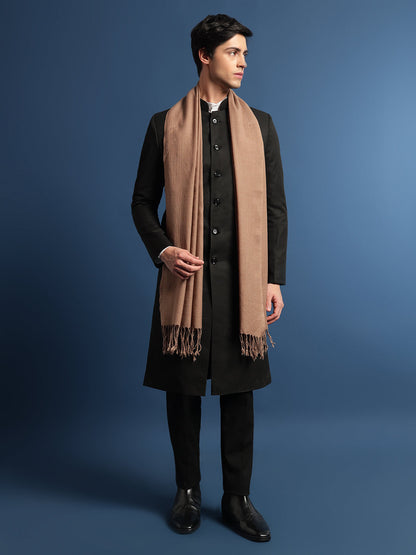 Pashmoda Men Rahmat Fine Wool Melange Stole (Size: 71x203 Cm)