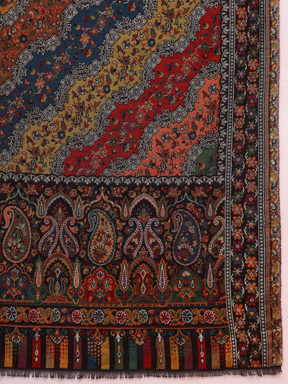 Pashmoda Women Libaas Zari Kaani Fine Wool Shawl (Size: 101X203 CM)