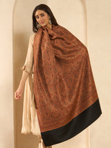 Women Regalis Zari Reversible Kaani Fine Wool Shawl