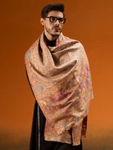 Men Persian Court Fine Wool Kaani Shawl