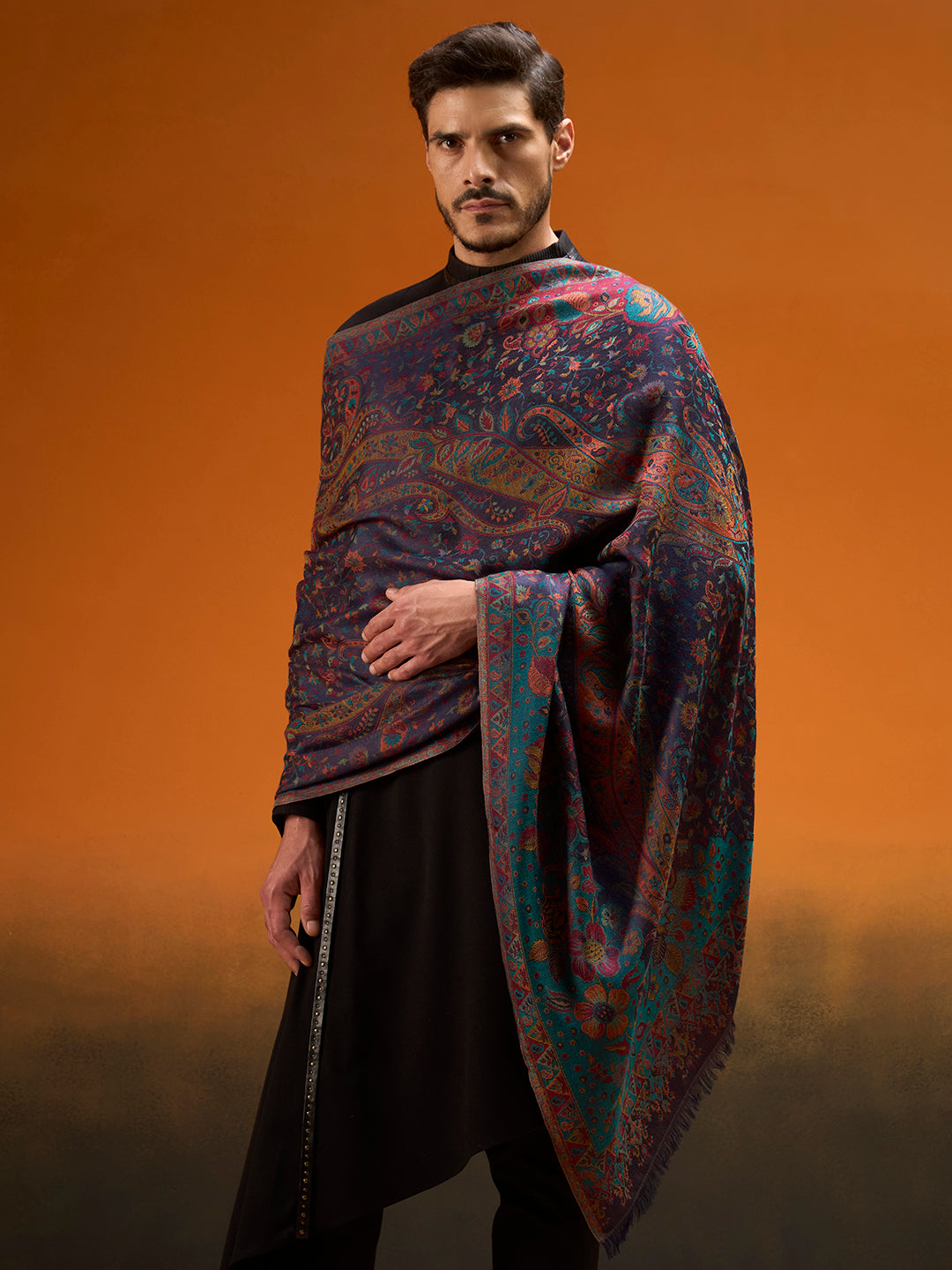 Men Grand Paisley Kaani Shawl