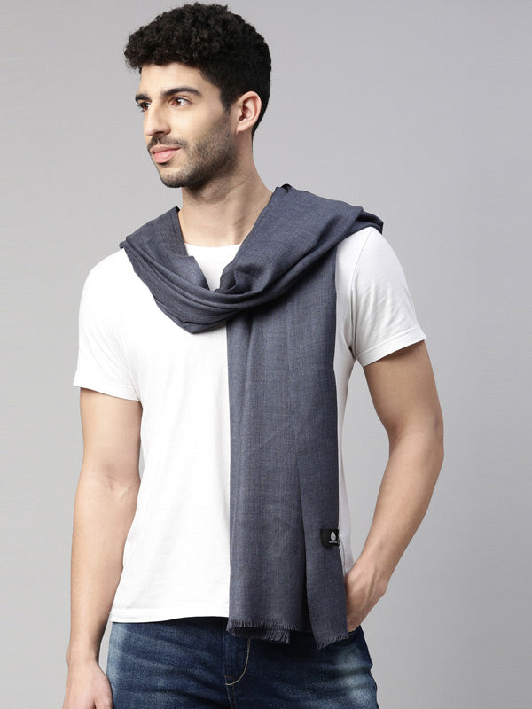 Men's Zarif 100%Pure Wool Melange Stole (Size 71X203 CM)