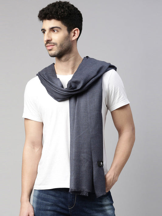 Men's Zarif 100%Pure Wool Melange Stole (Size 71X203 CM)