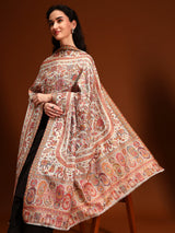 Women Orchard Kaani Wool Blend Kashmiri Shawl