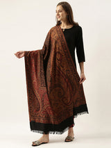 Women's Shahnaz Antique Jamawar Shawl (Size: 101 × 203 cm)
