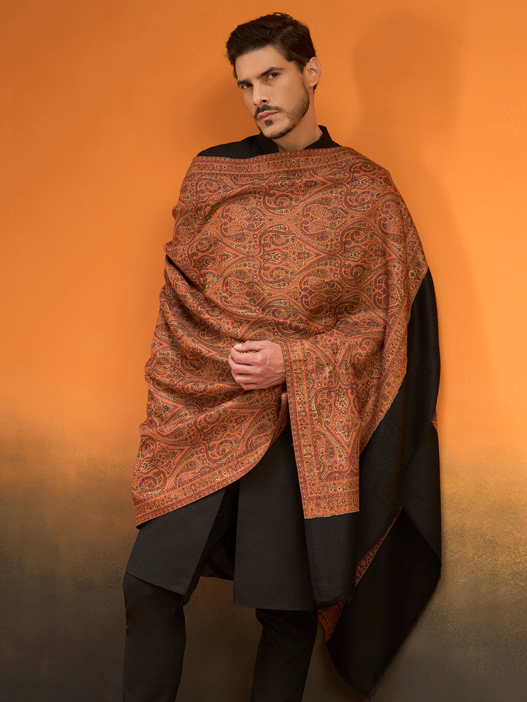 Men Regalis Reversible Kaani Zari Shawl