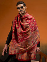 Men Gulrukh Reversible Kaani Zari Shawl