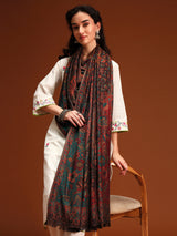 Women Floral Heritage Kaani Elegance Kashmiri Shawl