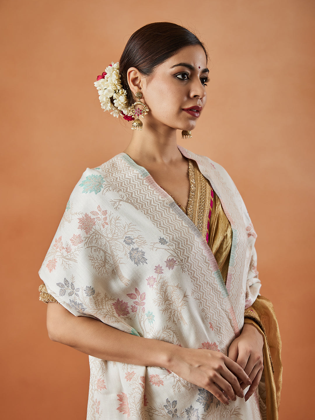 Pashmoda Women Nayab Kaani Stole (Size:  71X203 CM)