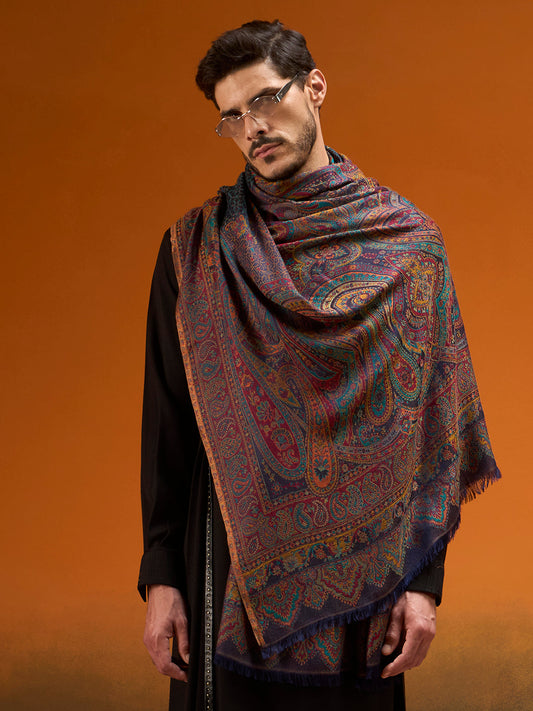 Men Grand Paisley Kaani Shawl