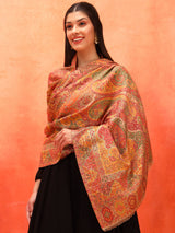 Pashmoda Women Zarveen Zari Kaani Fine Wool Shawl (Size:101x203 CM)