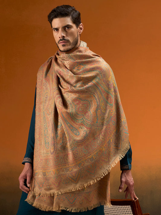 Men Grand Paisley Kaani Shawl
