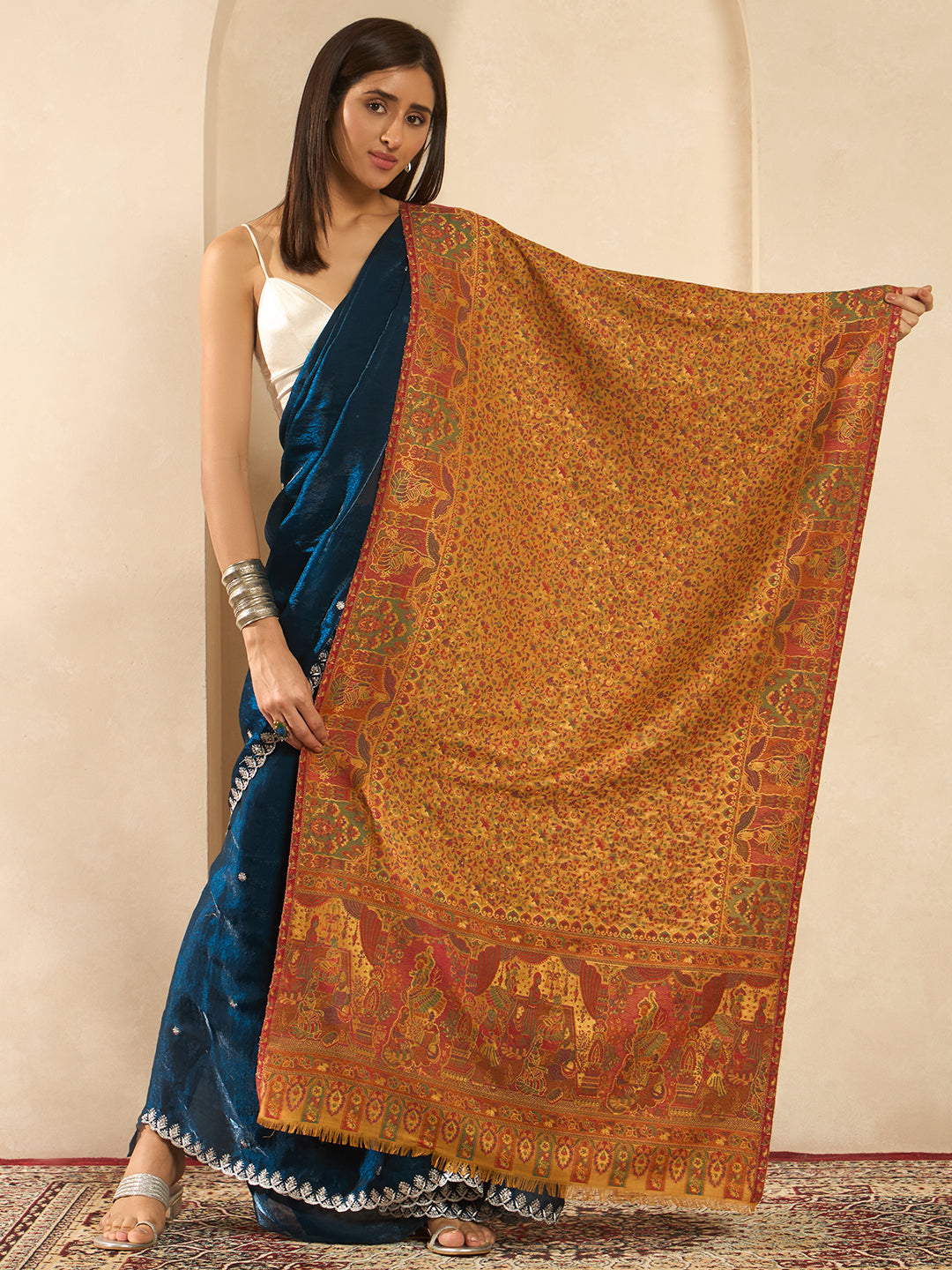 Women Persian Court kaani stole