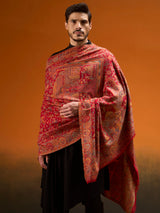 Men Shahi Manzar Fine Wool Kaani Shawl