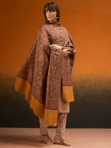 Women Regalis Zari Reversible Kaani Fine Wool Shawl