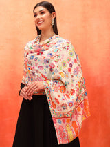 Pashmoda Women Royal Embers Fine Soft Bamboo Fibre Stole (Size: 71x203 CM)