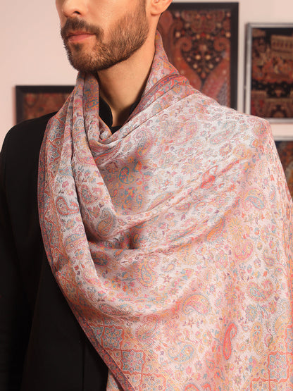 Pashmoda Men Mehrang Kaani Stole (Size : 71X203 CM)