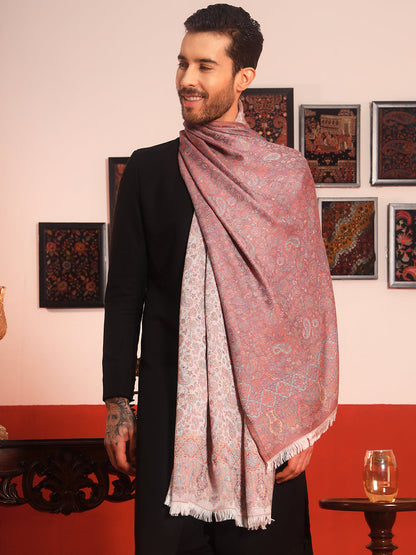 Pashmoda Men Mehrang Kaani Stole (Size : 71X203 CM)