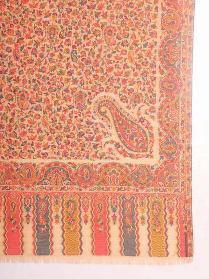 Pashmoda Men Mehak Kaani Wool Blend Kashmiri Shawl (Size: 101X203 CM)